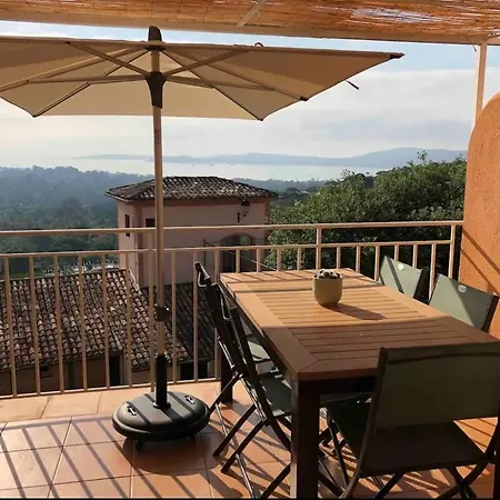 Appartamento Les Restanques Duplex 4 Pers Les Magnolias Magnifique Vue Grimaud